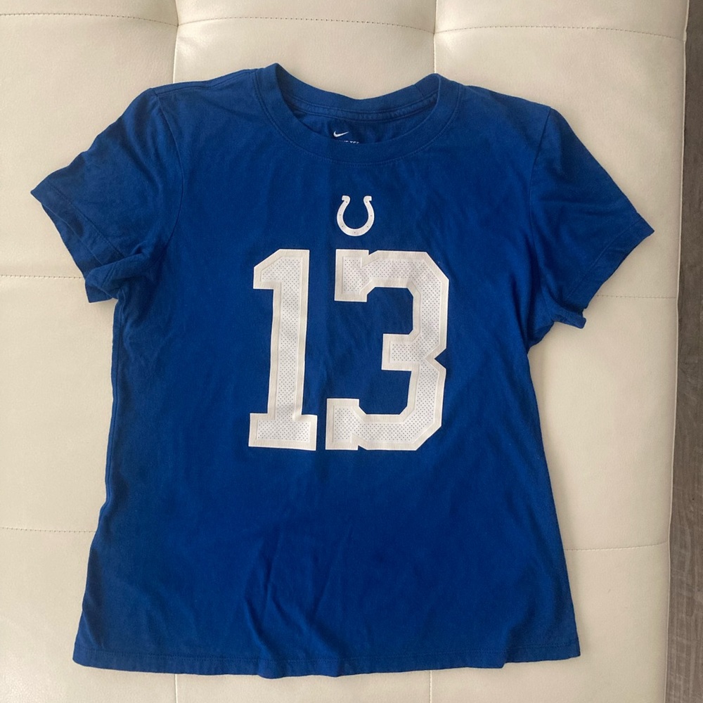 Nike Indianapolis Colts T.Y. Hilton T Shirt Women Size Medium